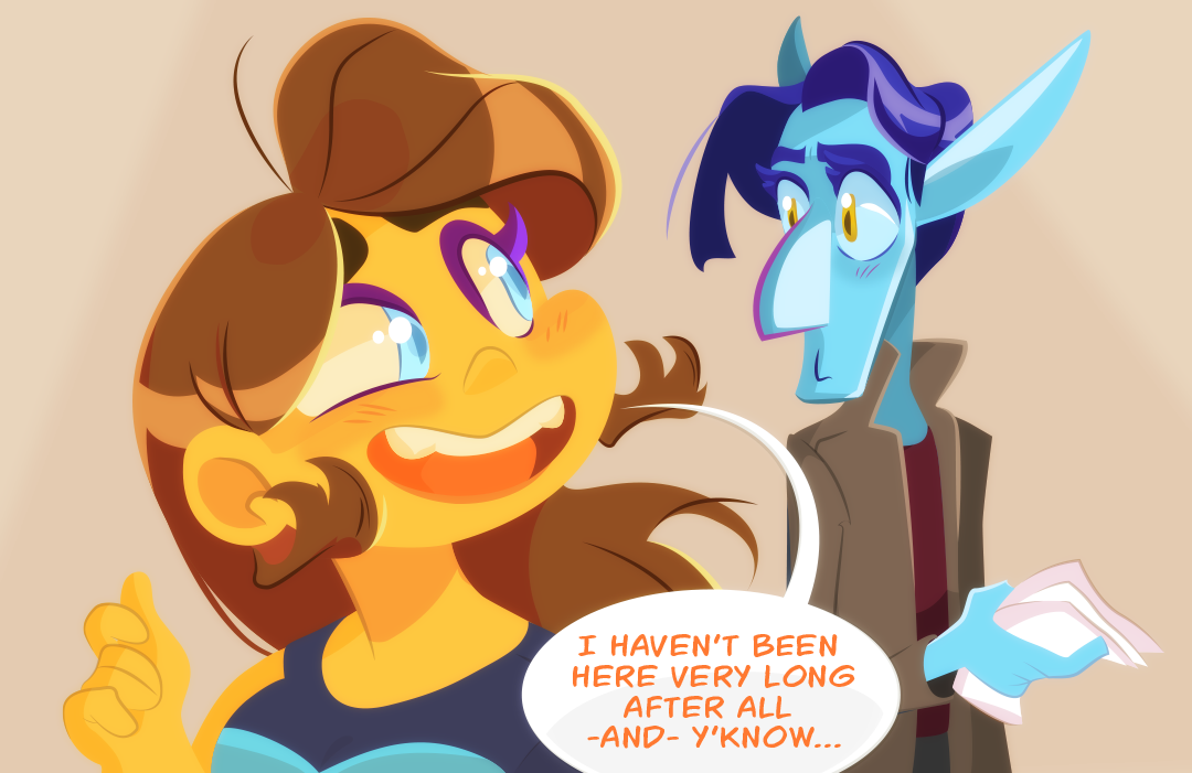 Gemini Looks back to Veil. "I havent been here very long after all, and y'know..."