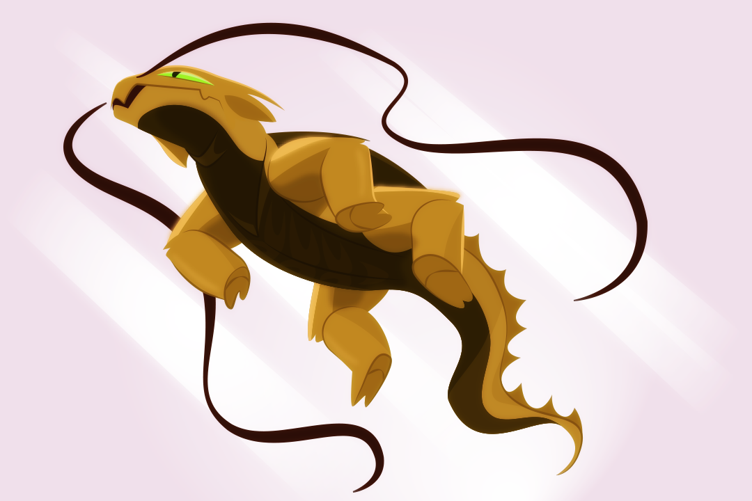 the dragon stretches as it leaps higher