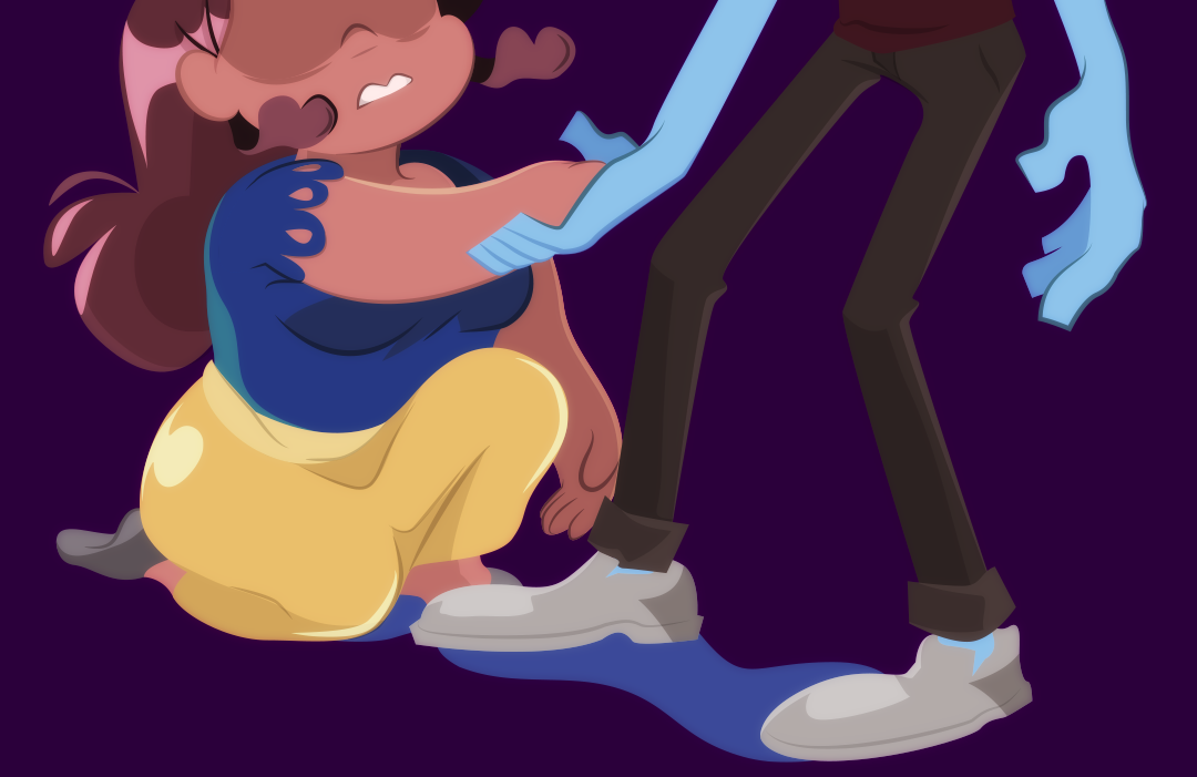 Veil stands up and helps Gemini up.