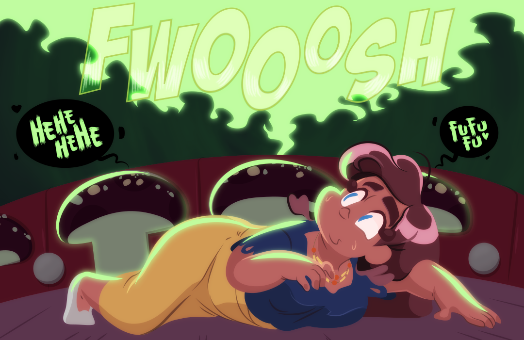 FWOOOOSH! The display lights up the room. "Hehe Hehe". "fufufu!" Barley and Bay-LIly giggle fromt he ring, while Gemini ducks below the ring blocks and starts to crawl away.