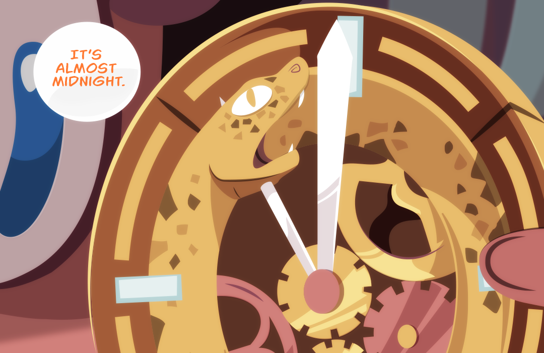 "It's almost midnight." Gemini explains.